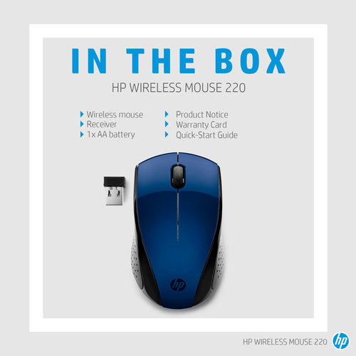 HP Wireless Mouse 220 (Lumiere Blue) HP Wireless Mouse 220 (Lumiere Blue)